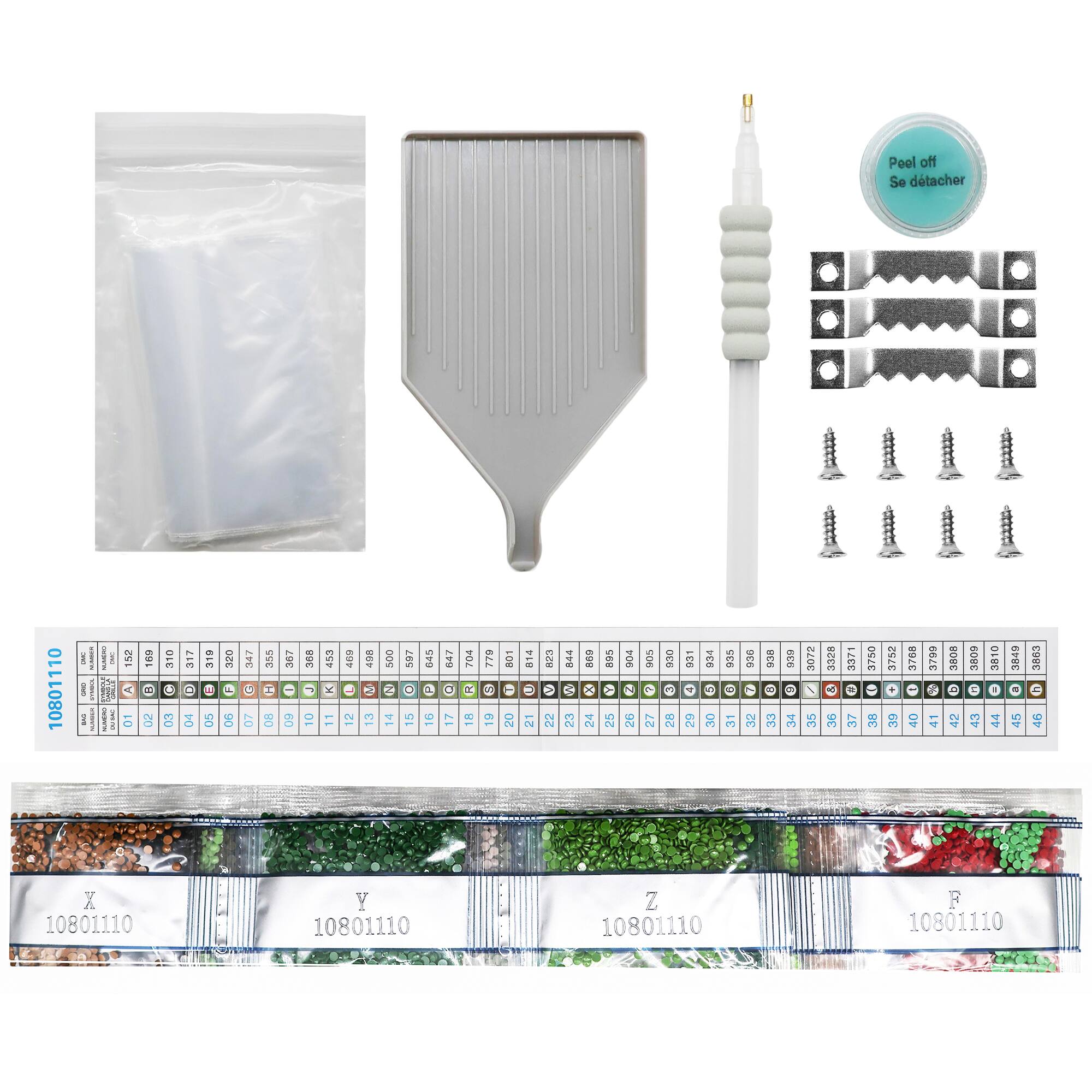 Mushroom 3-Panel Diamond Art Kit by Make Market®